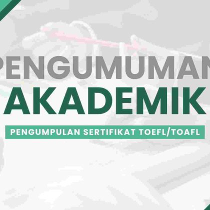 PENGUMPULAN SCAN SERTIFIKAT TOEFL/TOAFL